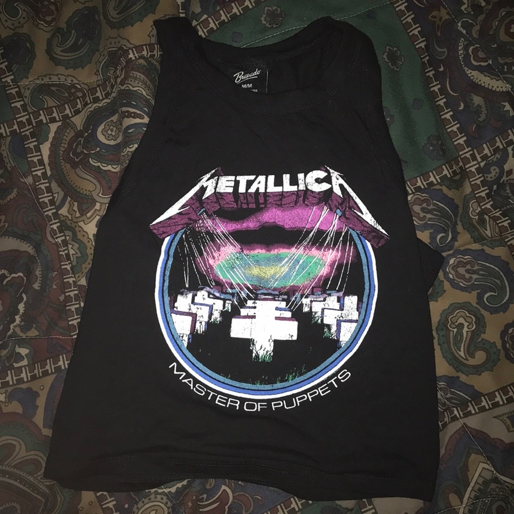 Metallica Master of Puppets Crop Top